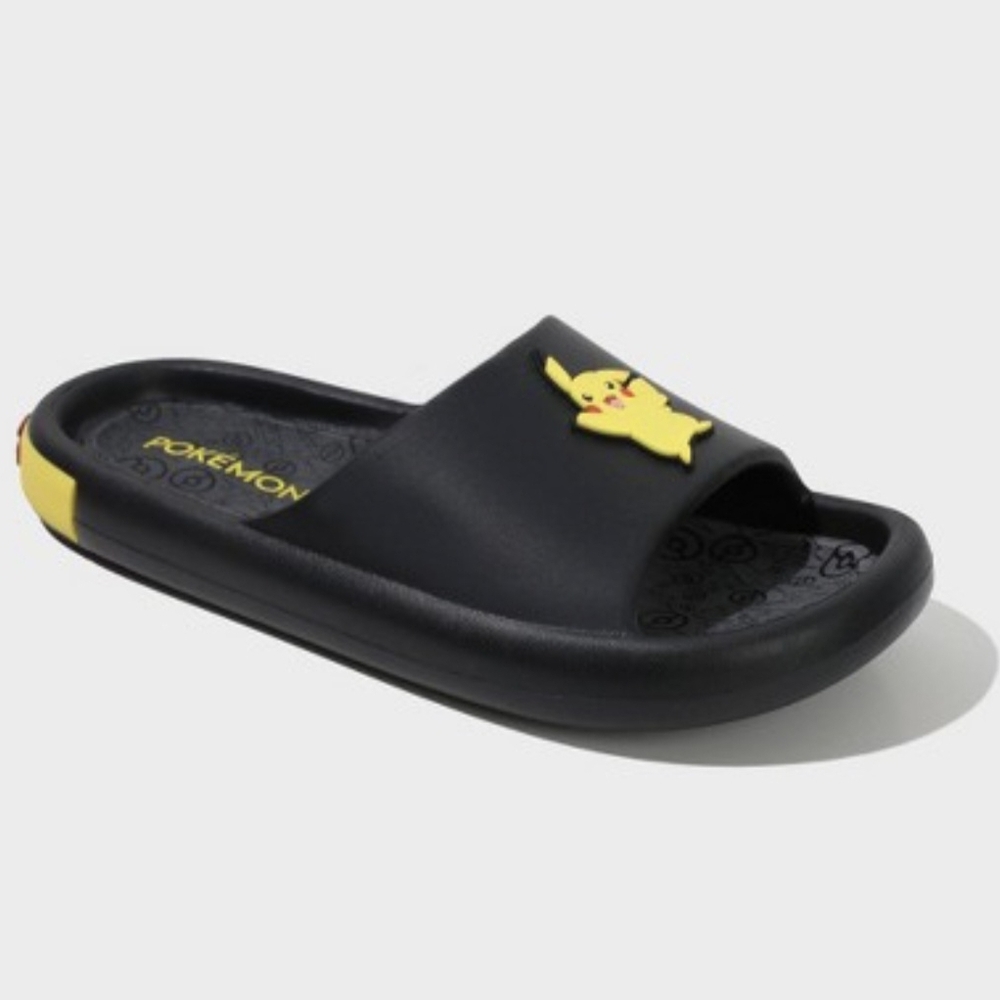 Pokemon Kids Black Slides - Picture 3 of 9